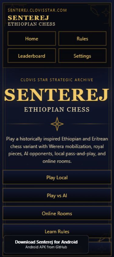 Screenshot of Senterej