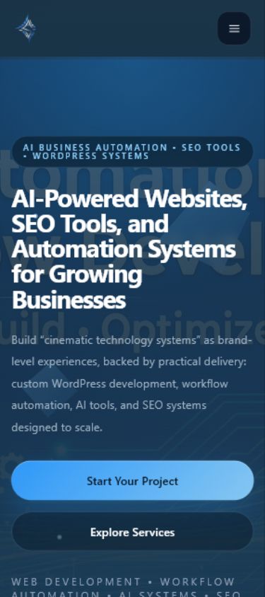 Screenshot of Spun Web Technology